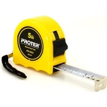 Meks BADEM10 Proter Stoplu Çelik Şerit Metre 5 M x 25 mm