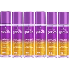 Meks GOT2B Twisted Bukle Süt, Anti-Frizz Styling Spray, Set Of 6 EXPINDA008