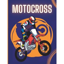 Meks Motocross - Quaderno A Quadretti: Foglio B5-18,5 x 24,8 cm - 100 Pagine - Carta Bianca 90 gr