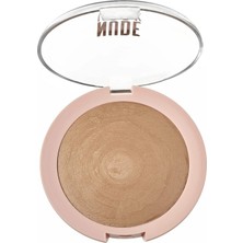 Meks Golden Rose Nude Look Sheer Baked Powder Pudra Nude Glow