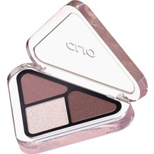 Meks Clio, 3 Renk Içeren, Mat ve Işıltılı Bitişli Mini Far Paleti Essential Shadow Tap 03 Mauve Authenti