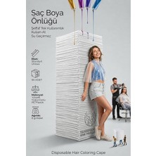 Meks Transformacion Saç Boyası Önlüğü 90 Adet - Tek Kullanımlık Kullan-At Su Geçirmez Şeffaf Kuaför ve B