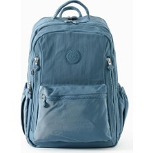 Meks Louisiana Polo Bolsas Kadın Okul Sırt Çanta Mavi 1091