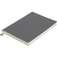 Meks Smyth Classic Esnek Kapak Çizgili Defter, 14.8X21 cm -Gri