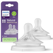 Meks Philips Avent Doğal Tepkili Natural Response 2'li Biberon Emziği No:2 0 Ay