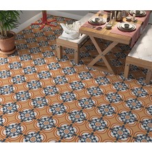 Meks Stickerart Yer Kaplama Zemin Kaplama Folyosu 65X130 cm Azulejos Floor Karo