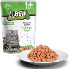 Meks Jungle Pouch Tavuklu Jelli Kedi Yaş Maması 100 G