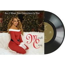 Ekinoks Plak Mariah Carey - All I Want For Christmas Is You, 7", 45LIK, Plak
