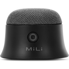 Meks Mili Mag-Soundmate Magsafe Uyumlu Mini Taşınabilir Bluetooth Hoparlör Siyah