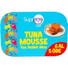 Meks Supreme Cat Ton Balıklı Püre 85GR 6 Al 5 Öde Kedi Islak Mama