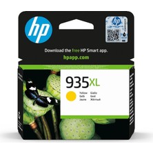 Meks Hp 935XL Orijinal Mürekkep Sarı Yüksek Kapasiteli 825 Sayfa 1-Paket Ambalaj Farklı Olabilir.