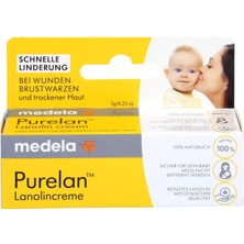 Meks Medela Purelan 7 Gram Lanolin Göğüs Ucu Kremi - Ağrıyan Göğüs Ucu ve Kuru Ciltler Için Hızlı Rahatl