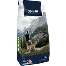 Meks Obivan Premium Hipoalerjenik Somonlu Köpek Maması 15 kg - Tüy Dökülmesini Azaltan, Kolay Sindirilen