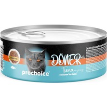 Meks Prochoice Döner Tuna, Sos Içinde Ton Balıklı Tam & Dengeli Yetişkin Kedi Maması 70 gr