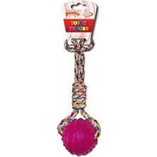 Meks Pawise Kemirme Ipli Top Köpek Oyuncağı 20 cm