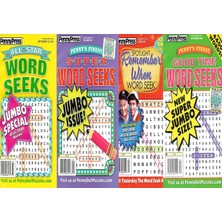 Meks Penny Press Assorted Word Seek 4 Pack