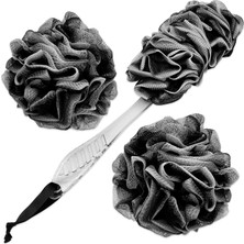 Meks Scartink Lif Banyo Duş Süngeri Vücut Temizleyici, 1 Uzun Saplı Sırt Fırçası ve 2 75 G Xl Eksfoliate