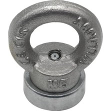 Meks Mns Magneteksan Çok Güçlü Deniz Mıknatısı - Fishing Magnet - Neodyum Daimi Çelik Mıknatıs - Halkalı