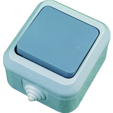 Meks Makel Nemliyer IP44 Vavien Buton, Gri