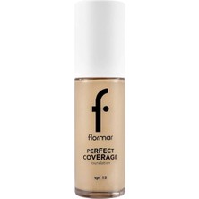 Meks Flormar Perfect Coverage Yüksek Pigmentli & Yarı Parlak Bitişli SPF15 Fondöten