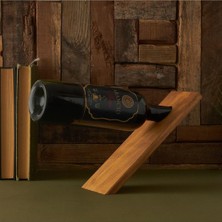 Meks Hediyesepeti Ahşap Şişe Tutucu - Tekli Stand