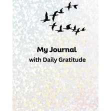 Meks My Journal With Daily Gratitude 8.5 x 11, Daily Planner, Organizer, Schedule, Gratitude Journal.