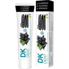 Meks Dkdent Aktif Karbonlu Florürsüz Diş Doğal Macunu 75 ml