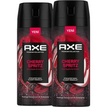 Meks Axe Premium Collection Erkek Sprey Deodorant Cherry Spritz, 150 ml X2