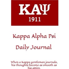 Meks Independently Published Spark Tomorrow Kappa Alpha Psi Daily Journal: When A Kappa Gentleman Journa