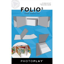 Meks Photo Play Paper Beyaz Folio 5 5.5"x7"