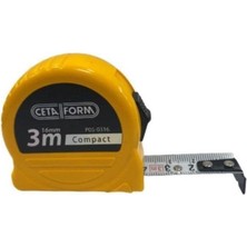 Meks Ceta Form Compact Şerit Metre, 3 M x 16 mm