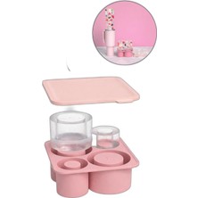Meks Silindir Buz Kalıbı Pembe