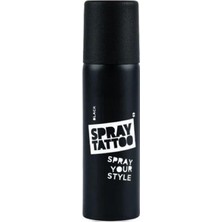 Meks Şerit Sırt Bacak Spray Tattoo Geçici Dövme Seti Dark Sprey Dövme Kiti