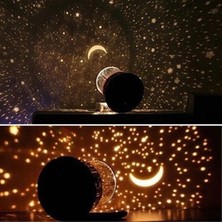 Meks Star Master Pilli Gökyüzü Projeksiyonlu LED Renkli Yıldızlı Tavan Işık Yansıtma Gece Lambası