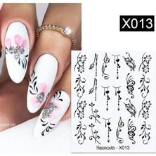 Meks Tırnakmania Su Transferli Nail Art Sticker X013 (49831-13) 3875