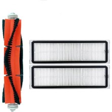 Meks Vacuum Mop 1c ile 2 C Vacuum Mop Pro 2+ 3D ile Uyumlu 1 Adet Ana Fırça 2 Adet Hepa Filtre Yedek Par