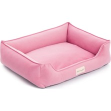 Meks Pet Comfort Delta Leo Pembe Kedi ve Köpek Yatağı S 60X75CM