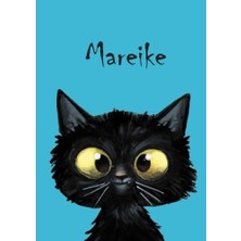 Meks Mareike: Mareike - Katzen - Malbuch / Notizbuch / Tagebuch: A5 - Blanko
