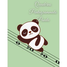 Meks Independently Published Quaderno Pentagrammato Panda