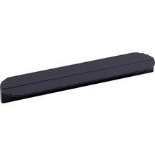 Meks Teke Mat Siyah Metal Kulp 224 mm 22,4 cm Mutfak Dolabı Kulbu Kulpu Mobilya Çekmece Dolap Kulpları