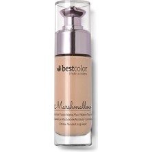 Meks Best Сolor Il Make Up Italıano Fuild Matte Marshmallow A02 Krem Karamel Ton Likit Fondöten