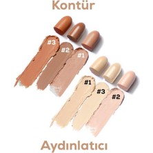 Meks Mujgan Çift Uçlu Stick Kapatıcı - Kontür 3 Farklı Tonda Mevcuttur