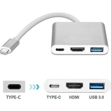 EBG Elektronik USB 3.1 Type C To HDMI USB 3.0 Çevirici Dönüştürücü Adaptör Kablosu