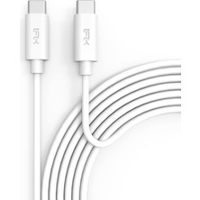 Meks Type C Kablo 100W Hızlı Şarj ve Data USB C To USB C 120CM 200CM Iphone 15 Ipad Pro Macbook Android