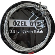 Meks Çelik Çeki Halatı Izoleli Oto Çekme Halatı 3,5 Ton