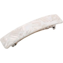 Meks French Amie Oblong El Yapımı 8,89 cm Selüloit Otomatik Saç Tokası Tokalı Kızlar Için Saç Klipsi Güç