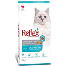 Meks Reflex Sterılsed Salmon & Rıca Aduldt Cat Food 10 kg RFL-114