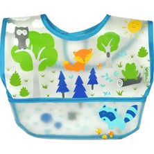 Meks Green Sprouts I Play Baby 101361-651-25 Mama Önlüğü (Mavi, 9-18 Ay)
