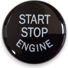 Meks Start Stop Basma Düğmesinin Kapağı Siyah Bmw 3 Serisi E90 ile Uyumlu 2005-2011