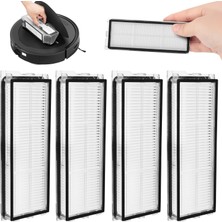 Meks (4 Adet) Hepa Filtre Roborock Qrevo S/qrevo Plus/qrevo Curv/qrevo Pro/qrevo Maxv/qrevo Için, Robot